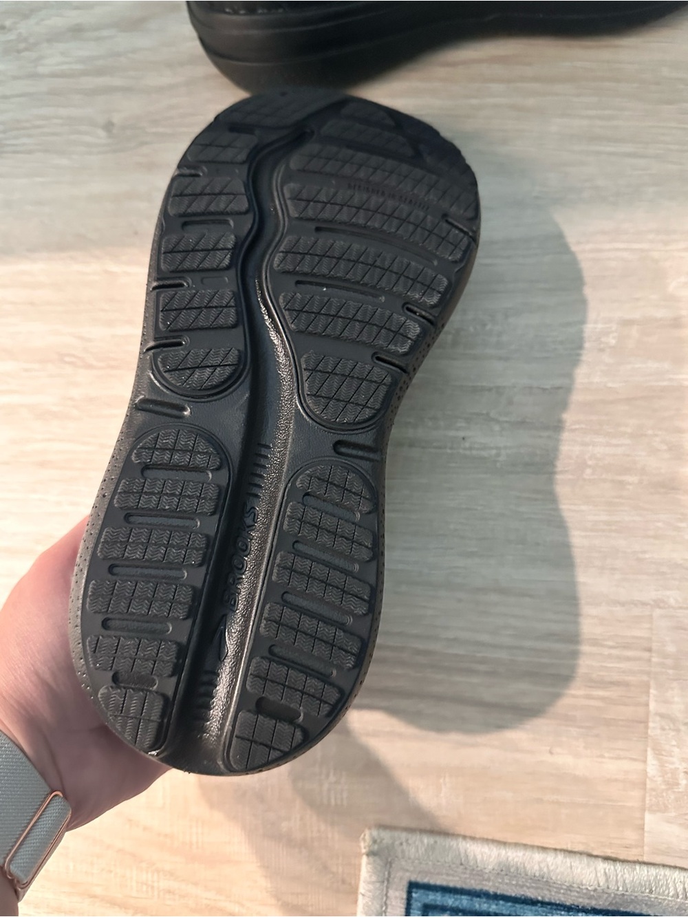Brooks Woman’s All-Black Running Sneakers - Picture 2 of 7